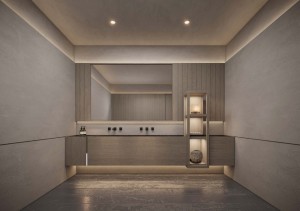 广州夏季健身爱好者训练后桑拿